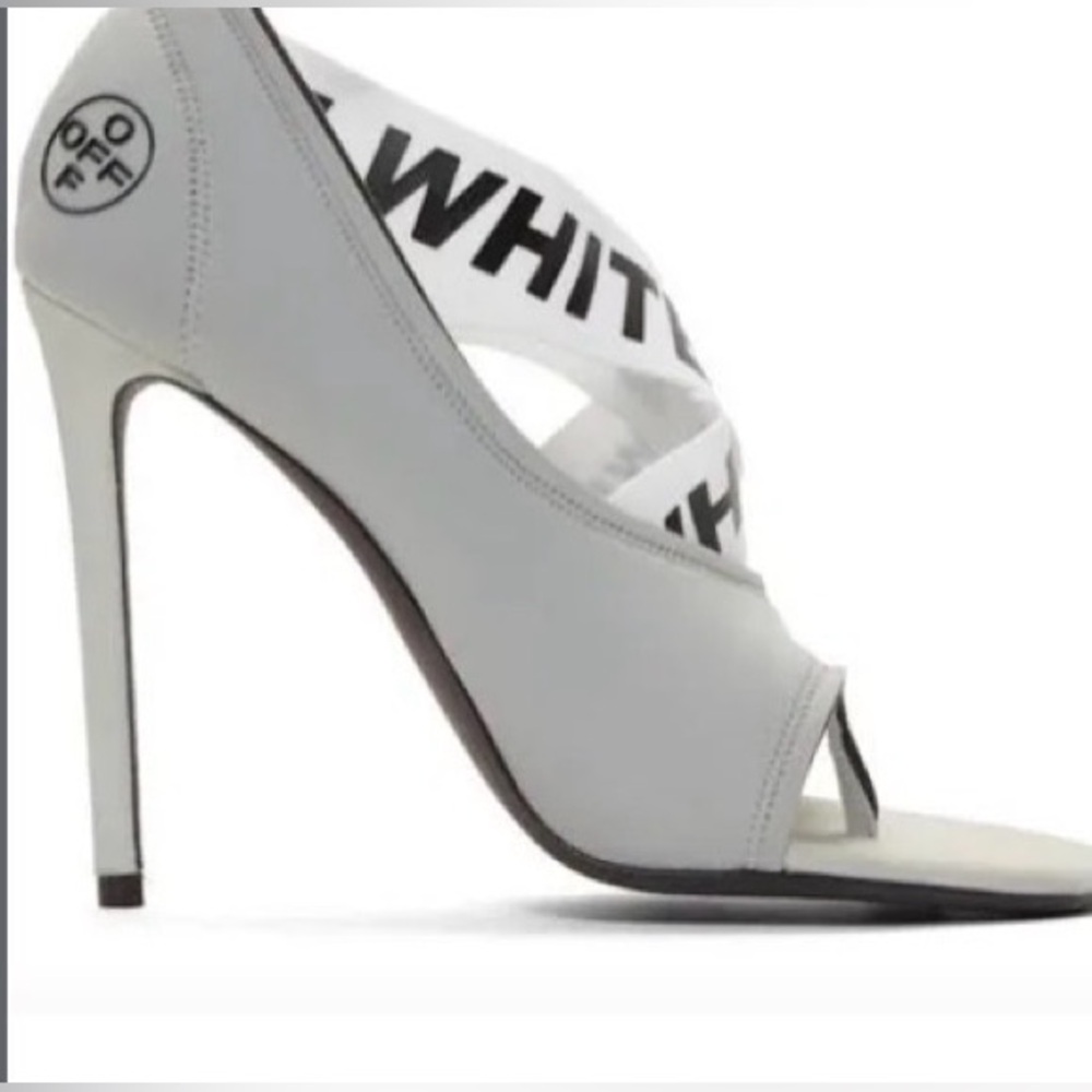 Off-White Yoga Sandal Heels Black
